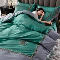 家柏饰(CORATED)款冰丝四件套北欧式丝滑春夏水洗真丝绸床单被套床上用品