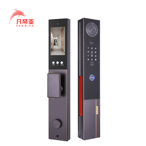 凡帝亚智能锁智能门锁FDY-C50人脸识别,远程开锁、视频通话、自动上锁、可视猫眼