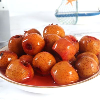 水果山楂糖水罐头整箱即食新鲜混合水果罐头食品山楂3瓶