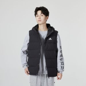 阿迪达斯(adidas)男装新款运动服户外时尚舒适保暖防风休闲连帽羽绒马甲外套HG6277 ZP