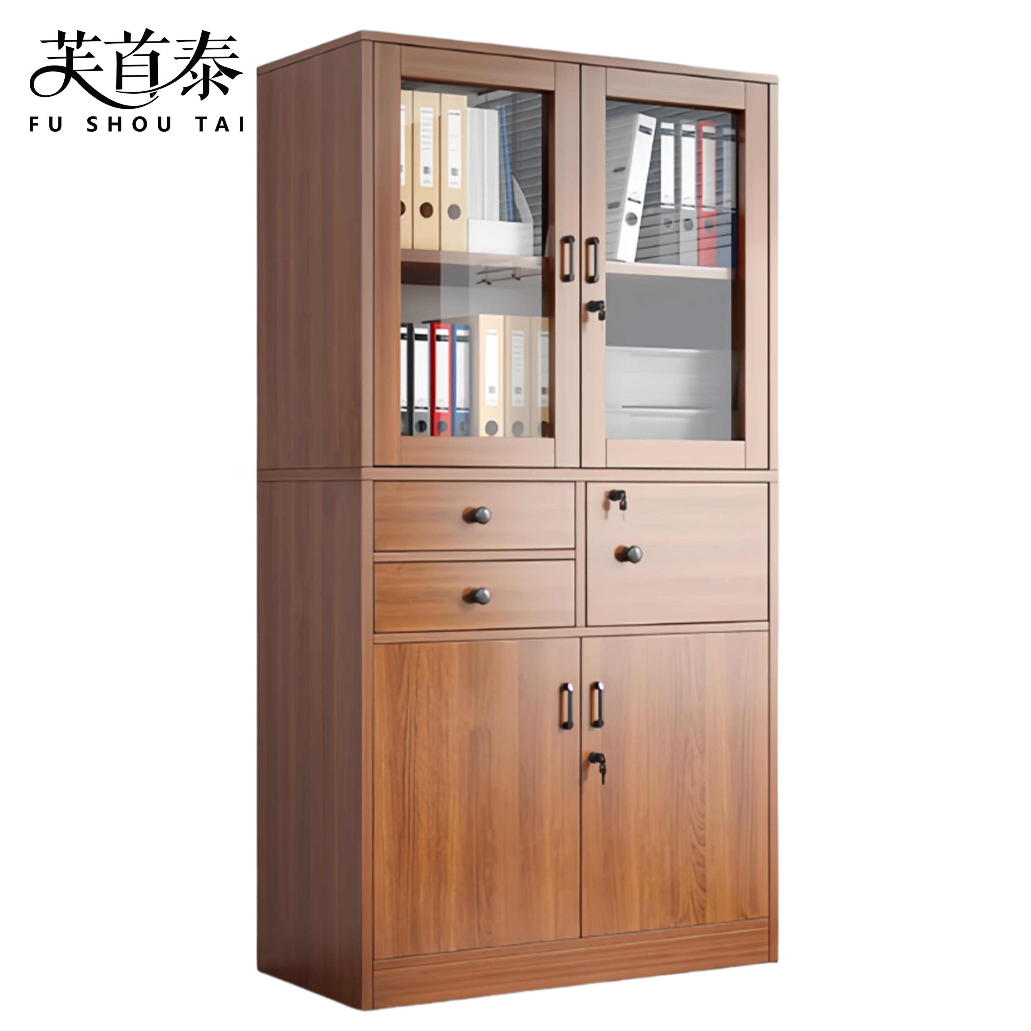 芙首泰档案柜五门两抽800*300*1800mm个