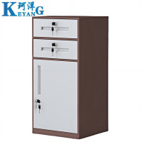 珂洋 矮柜 二斗一门咖套白 台