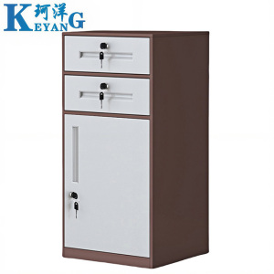 珂洋 矮柜 二斗一门咖套白 台