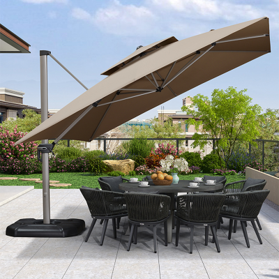 紫叶太阳伞户外庭院伞别墅花园室外罗马伞露台院子露天阳台遮阳伞