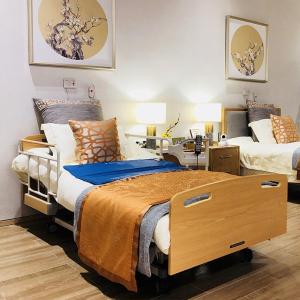 八乐梦多功能家用养老病床升降 CQX经典板3马达液晶:床+防水床垫