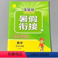 [正版]暑假衔接作业本五升六数学江苏苏教版同步实验班提优训练题小学生五年级下册5升6六年级上册暑期复习预习练习册口算应
