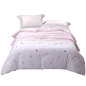 美帮汇家纺水洗棉被春秋被加厚保暖被芯双人全棉水洗绵柔被棉花糖 简色水洗绵柔被（棉花糖） 1.8m229*230cm