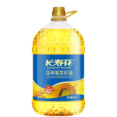 长寿花 压榨葵花油 5L