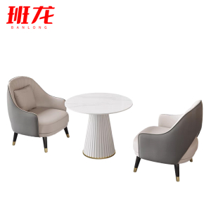 班龙办公桌一桌二椅套