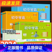 [老师推荐❥共3本]语文+数学+英语 人教版 八年级上 [正版]初中学霸冲a卷国一八年级九年级上册下册试卷测试卷全套语文
