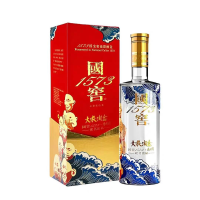 泸州老窖 国窖1573 艺术新春酒 大浪淘金 52度500ml*1 浓香型白酒