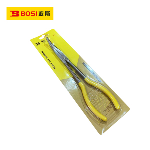 波斯(BOSI)加长弯咀钳(11