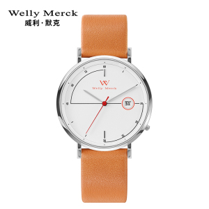 welly merck 威利默克男生手表时尚防水新款腕表男士正品石英学生男表WM004M