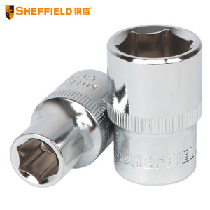 钢盾(SHEFFIELD) S010606 10mm系列公制6角标准套筒6mm[家用]
