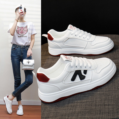 秋季小白鞋新款韩版ins女学生厚底增高运动板鞋休闲街拍