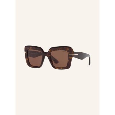 汤姆福特(Tom Ford)女士方形偏光太阳镜潮牌意大利制造潮流眼镜