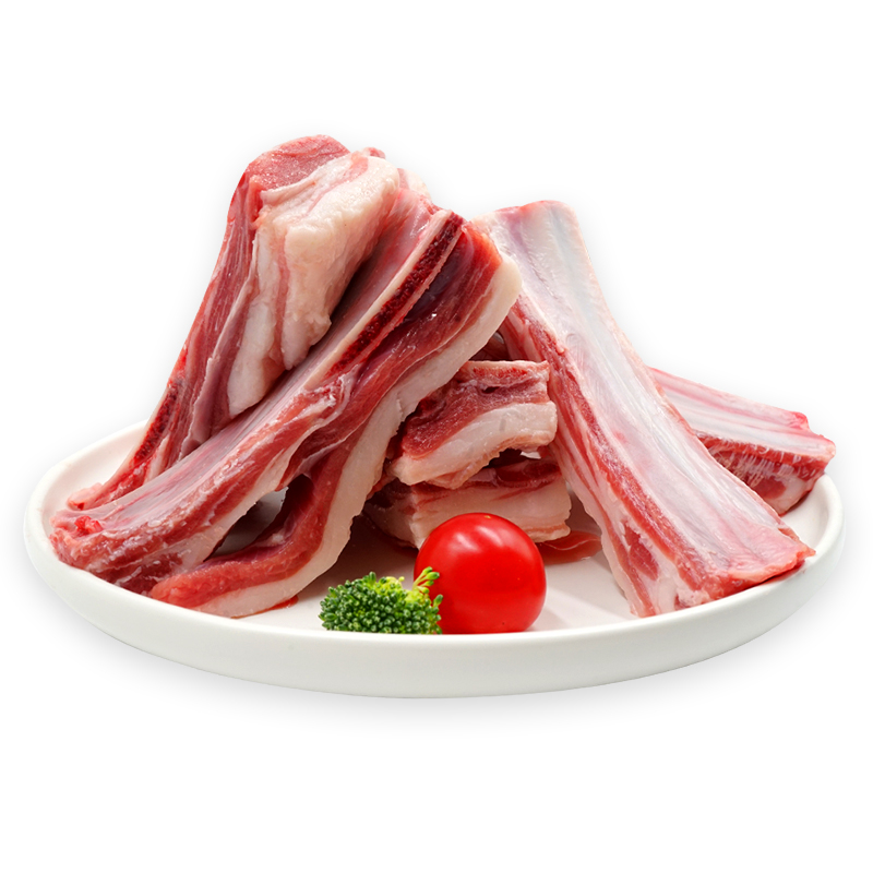 杞乐康 宁夏滩羊肉 生鲜 新鲜羊排 寸排2000g/箱 火锅 烧烤食材羊肉