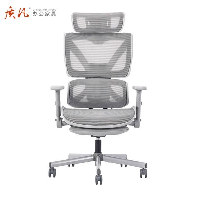 质凡人体工学椅转椅带头枕办公椅