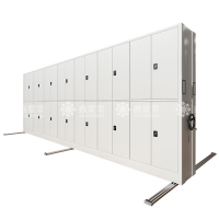 鑫星奈 电动密集架移动档案柜钢制轨道密集柜 一列7组