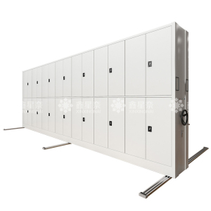 鑫星奈 电动密集架移动档案柜钢制轨道密集柜 一列7组