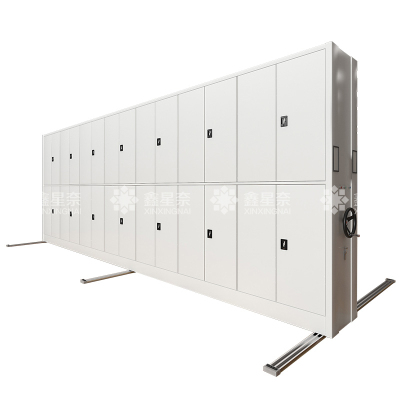 鑫星奈 电动密集架移动档案柜钢制轨道密集柜 一列7组