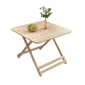 攸形实木折叠桌80*80*70cm张