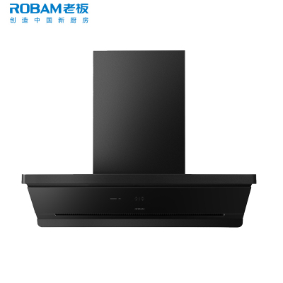 老板(Robam)[小黑镜L1]大吸力侧吸式油烟机 超薄平嵌顶侧一体 智能挥手27风量1200Pa超大静压65X7-L1