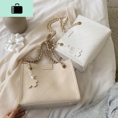 大包包女洋气2020新款潮网红质感菱格链条包百搭单肩斜挎包大容量NEW LAKE女士单肩包