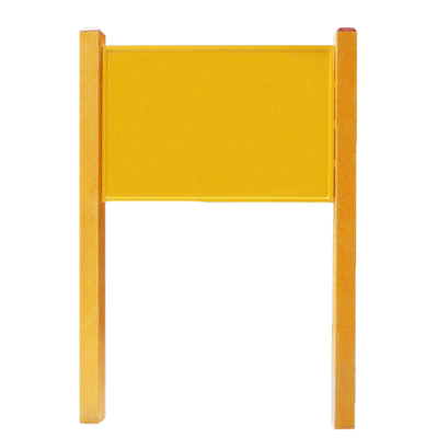 途务 SMC双立柱警示牌 10*600*800mm 套