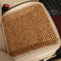 美帮汇夏天通风珠子座垫 木珠汽车坐垫单片 香樟木透气夏季椅垫凉垫通用