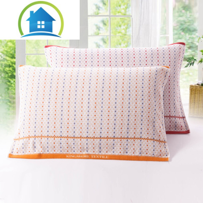 三维工匠枕巾加厚大柔软情侣枕巾一对两条装简约大气