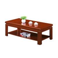 臻远 ZY051310 长茶几实木贴皮茶几 长1400*宽700*高480mm 单位:1张