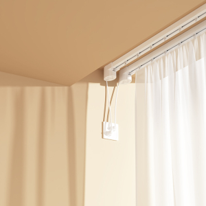 [套餐]科创者电动窗帘轨道智能全自动隐藏式静音小电机遥控手机控米家精灵语音