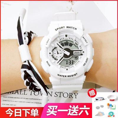 独角兽INS风电子手表男女中学生气质运动简约闹钟林小宅情侣同款同款