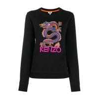 高田贤三(Kenzo)女运动卫衣套头衫舒适百搭潮流刺绣Dragon徽标休
