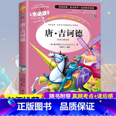 堂吉诃德 [正版]绿野仙踪三四年级课外书必读老师的快乐读书吧木偶奇遇记二年级上册下册课外阅读书籍秘密花园绿山墙的安妮小学