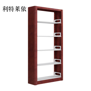 利特莱依学校图书馆书架阅览室书籍室铁皮家用落地定制资料档案架钢制书架