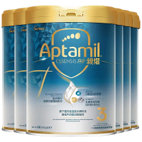 [6罐装]Aptamil香港原装进口爱他美奇迹白罐亲熠3段1-3岁适度水解婴幼儿配方奶粉800g