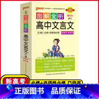 图解全析❤️高中文言文 高中通用 [正版]2025版图解全析高中文言文必修+选择性必修人教版高中文言文完全解读古诗词全解