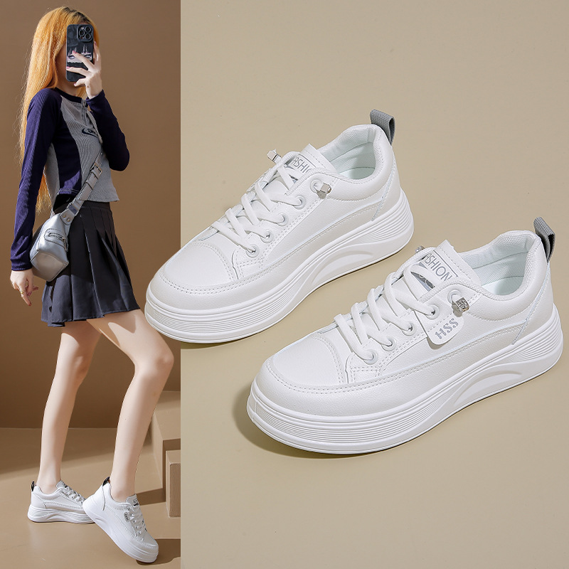 小白鞋子女秋季新款韩版ins女学生休闲潮流百搭女鞋街拍