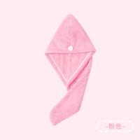 干发帽女可爱韩国强吸水包头巾浴帽洗发速干帽毛巾擦头发干发巾 三维工匠 [两条装更优惠]紫色+水红