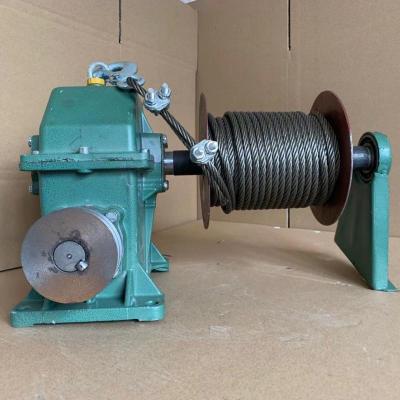 BONJEAN小吊机减速器变速齿轮箱牙箱1比8齿铜齿轮限重-4百公斤电机带动