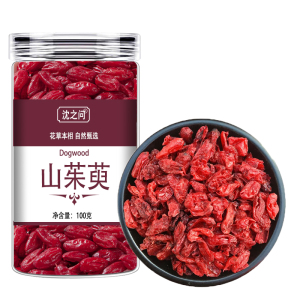 山茱萸山萸肉山茱萸肉山庾肉搭熟地非野生中葯材官方旗舰店正品泡茶