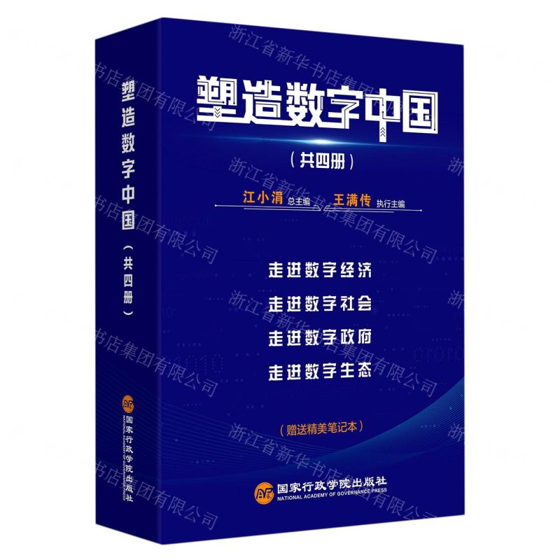 [N]塑造数字中国(附笔记本共4册)-9787515027845
