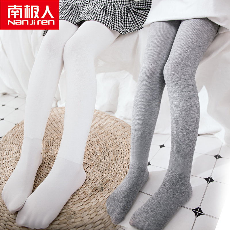 女童连裤袜春秋季儿童打底裤薄款宝宝袜子白色舞蹈袜长筒袜