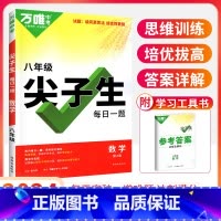 8年级[数学]尖子生 初中通用 [正版]2024尖子生七八九年级数学物理化学专项训练初中初 二一三每日一题培优提优同步练
