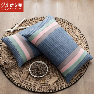 鹿艾妮(Luain)家纺荞麦枕头护颈椎助睡眠单人全棉枕芯双人一对装家用夏天枕头