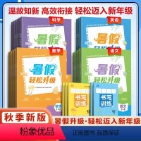 语数英科[4本] 三升四 [正版]2024新版暑假作业轻松升级小学语文数学英语科学暑假作业书写训练温故知新高效衔接 一升