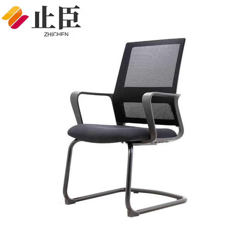 止臣 办公椅 办公家具家用网椅网布办公椅电脑椅职员椅弓形会议椅子弓形办公椅 L5