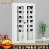 鑫金虎 钢制24门下档外玻璃手机充电柜